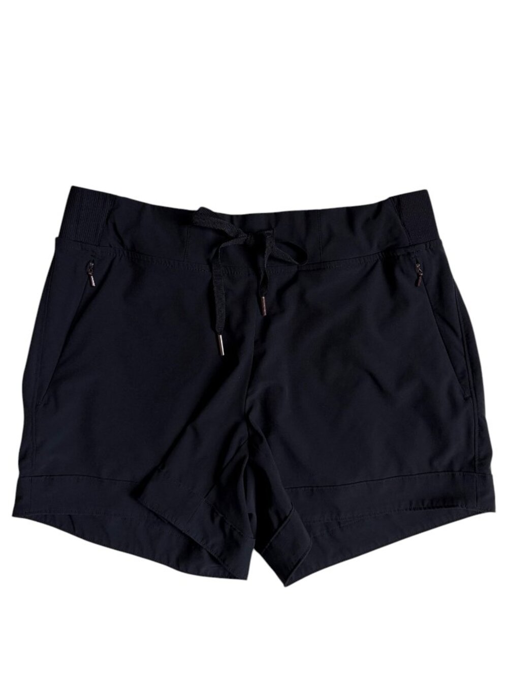 CALIA by Carrie Underwood Women's Printed Cuff Shorts (Black) - Small